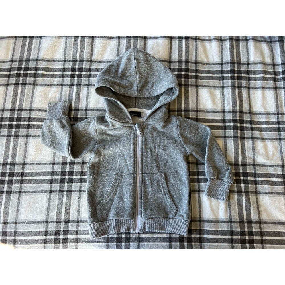 Little Bipsy Hoodie - 12-18m - light grey